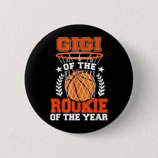 Gigi Of Rookie 1st Basball Bday Theme Matching 6 Cm Round Badge