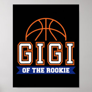 Gigi Of Rookie 1st Birthday Sketll Theme Matching Poster