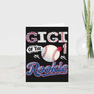 Gigi of Rookie Baseball 1st Birthday Boy Party Card