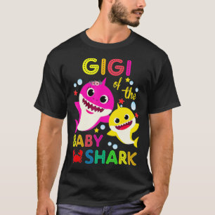 Gigi Of The Baby Shark Birthday Gigi Shark _2  T-Shirt