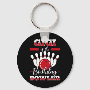 Gigi Of The Birthday Bowler Bday Bowling Party Cel Key Ring