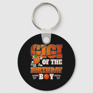Gigi Of The Birthday Boy Basketball Player Family  Key Ring