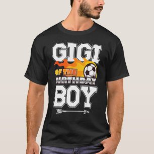 Gigi of The Birthday Boy Soccer Sport Matching Fam T-Shirt