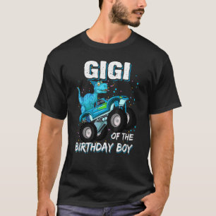 Gigi Of The Birthday Boy Trex Dinosaur Monster Tr T-Shirt