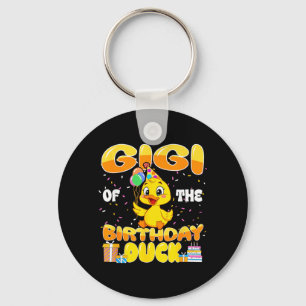 Gigi Of The Birthday Duck Boy Rubber Duck Bday Key Ring