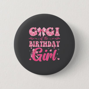 Gigi Of The Birthday Girl Family Nk Coquette Bow 6 Cm Round Badge