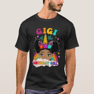 Gigi of The Birthday Girl Rainbow Afro Melanin Uni T-Shirt