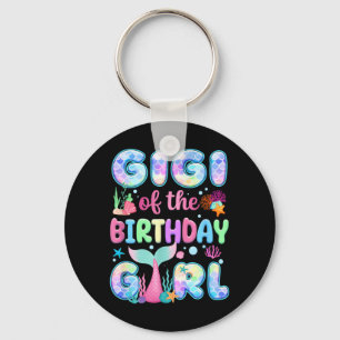 Gigi Of The Birthday Mermaid Girl Family Matching Key Ring