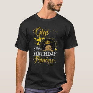 Gigi Of The Birthday Princess African American Kid T-Shirt
