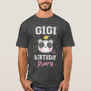Gigi of The Birthday Princess Cute Panda Bear B-Da T-Shirt