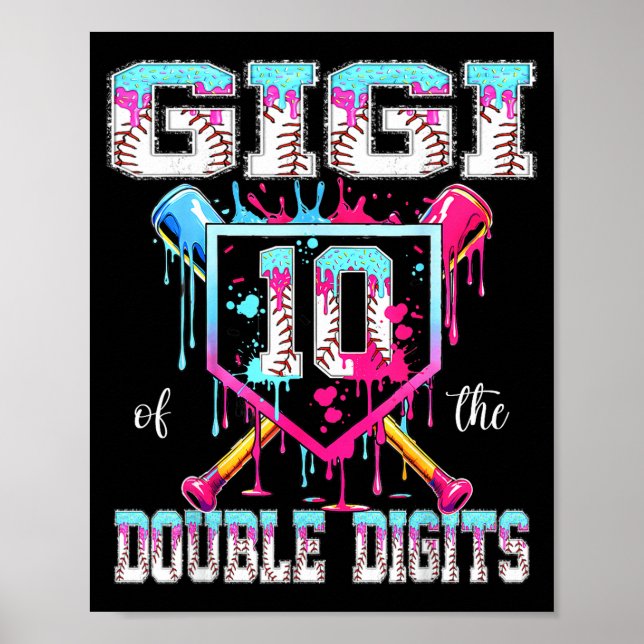 Gigi of the double digits 10th birthday boy poster (Front)