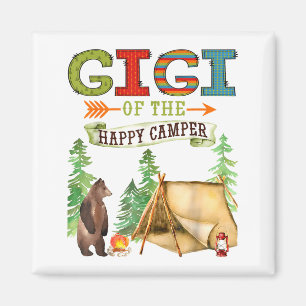 Gigi Of The Happy Camper First Birthday Camng  Magnet