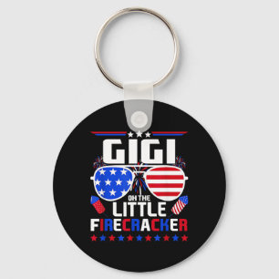 Gigi of The Little Firecracker Fourth of July Key Ring