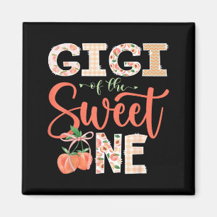 Gigi of The Sweet One Peach 1st Birthday Girl Magnet