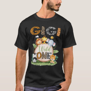 Gigi Of The Wild One Safari Jungle 1St Birthday Ma T-Shirt