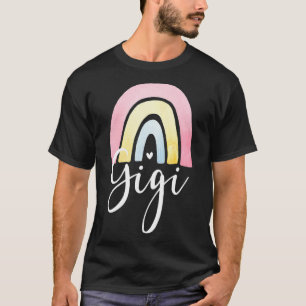Gigi Rainbow For Women Grandma Mother's Day Grandk T-Shirt
