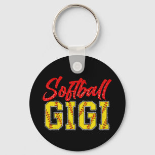 Gigi Retro Groovy Loud Proud Sport Game Catcher Key Ring