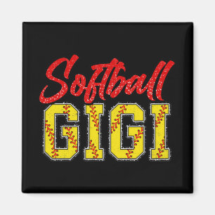 Gigi Retro Groovy Loud Proud Sport Game Catcher  Magnet
