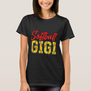 Gigi Retro Groovy Loud Proud Sport Game Catcher  T-Shirt
