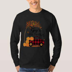 Gigi S Little Pumpkins Red Truck Autumn Art T-Shirt