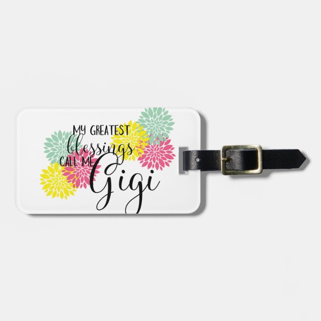 Gigi's Blessings Luggage Tag (Front Horizontal)