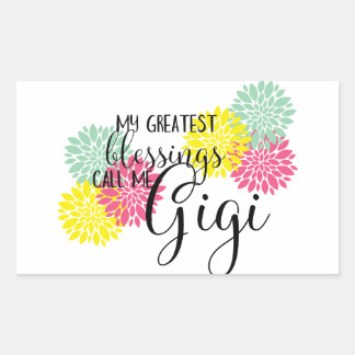 Gigi's Blessings Rectangular Sticker