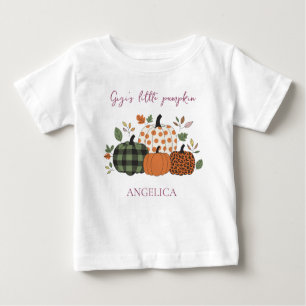 Gigis Little Pumpkin Halloween Baby Toddler Baby T-Shirt