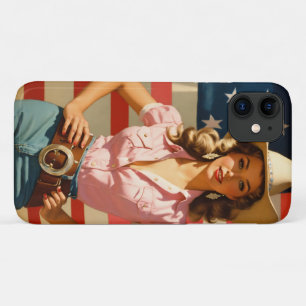 Gil Elvgren Art Style Southern Beauty Queen iPhone 11 Case