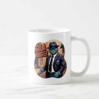Gila Mobster Illustration – Gila Monster Funny Coffee Mug