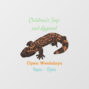 Gila monster cartoon illustration