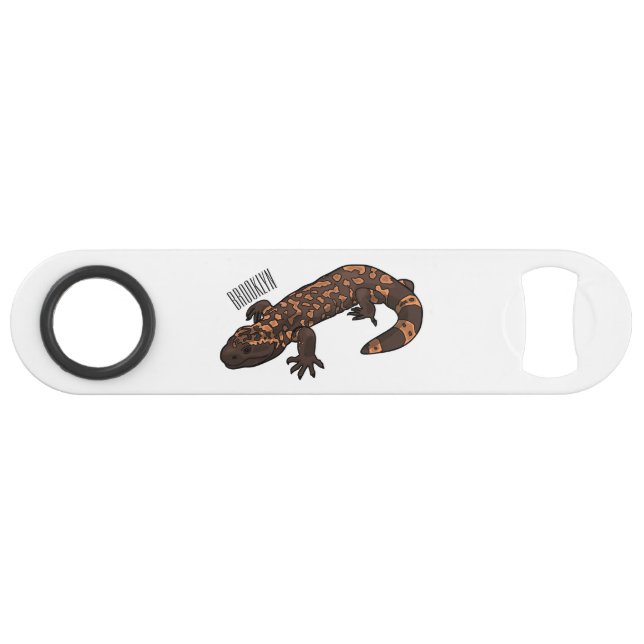 Gila monster cartoon illustration (Front (Horizontal))