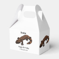 Gila monster cartoon illustration
