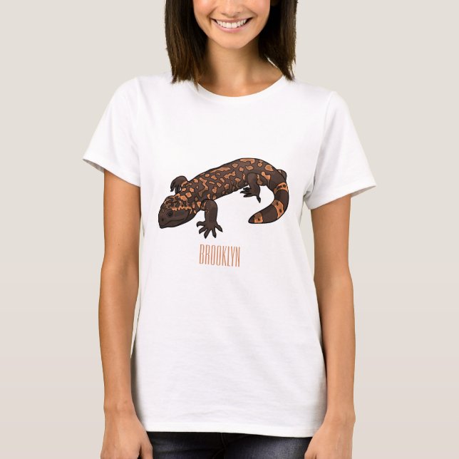 Gila monster cartoon illustration T-Shirt (Front)