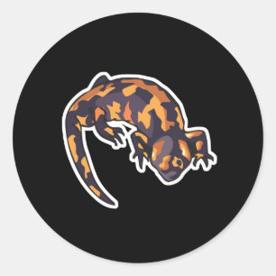 gila monster classic round sticker