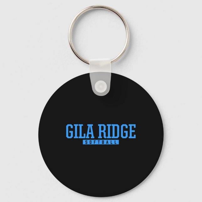 Gila Ridge High School Softll  Key Ring (Front)