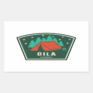 Gila Wilderness New Mexico Camping Rectangular Sticker