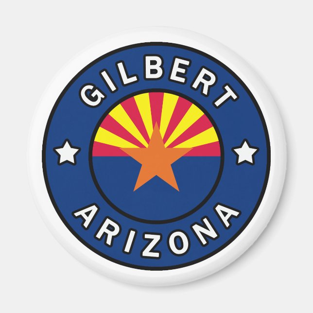 Gilbert Arizona Magnet (Front)