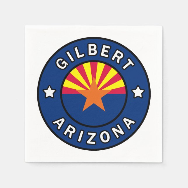 Gilbert Arizona Napkin (Front)
