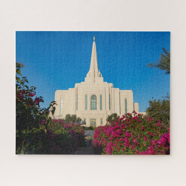 Gilbert, Arizona Temple Jigsaw Puzzle (Horizontal)
