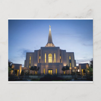 Gilbert Arizona temple Postcard