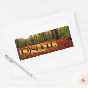 Gilbert K. Chesterton Inspirational Quote "Saying" Rectangular Sticker