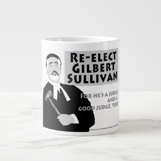 Gilbert Sullivan Jumbo Mug (Front)