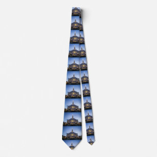 Gilbert Temple at sunset Tie