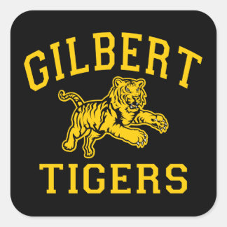 Gilbert Tigers Square Sticker