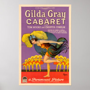 Gilda Grey Cabaret Vintage Poster