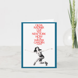 Gilda Radner Live From New York  Card
