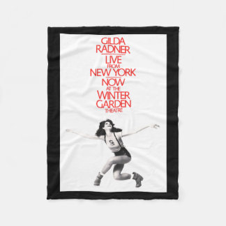 Gilda Radner Live From New York  Fleece Blanket
