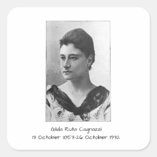 Gilda Ruta Cagnazzi Square Sticker