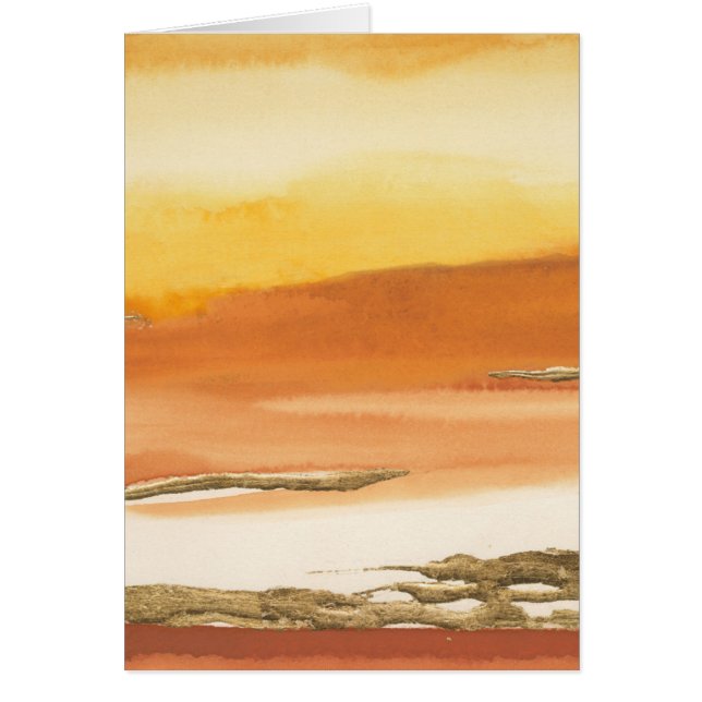 Gilded Amber I v2 Abstract Print (Front)