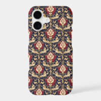Gilded Art Nouveau Floral Damask